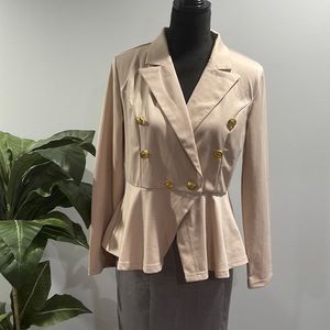 Vintage Acevog beige blazer size M New
